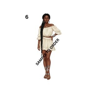 Ruffled Skirt and Top